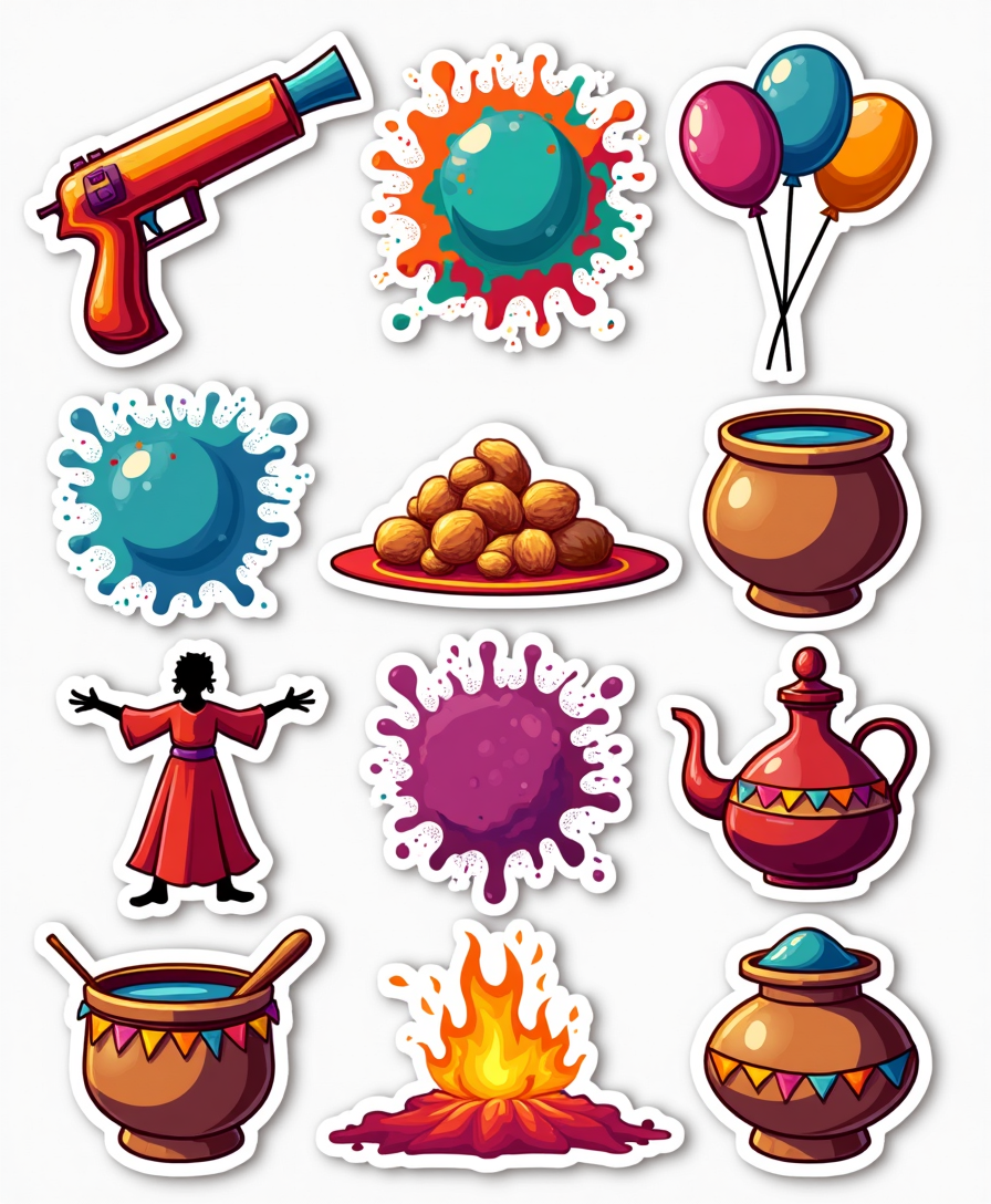Festive India - Sticker Sheet v14
